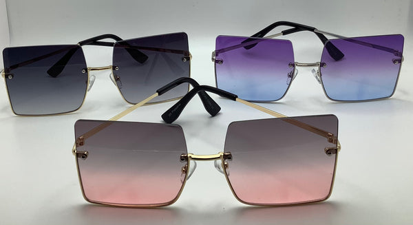 Two tone square shades